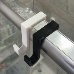 Custom Fit Shower Door Hook – Towel & Robe Hanger